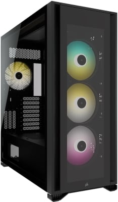 Кутия Corsair iCUE 7000X RGB Tempered Glass, E-ATX, Black