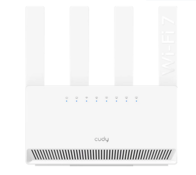 Безжичен рутер Cudy BE3600 Gigabit Dual Band Wi-Fi 7, 4x10/100/1000, 4x5dBi антени, бял