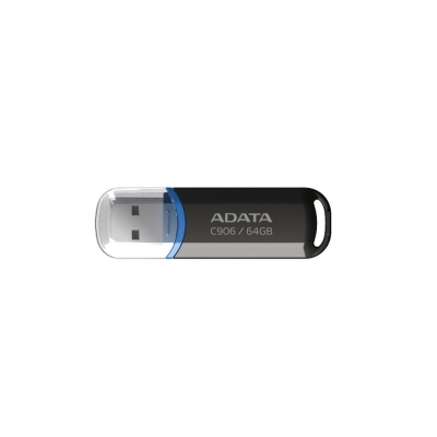 Памет 64GB USB Flash Drive, Adata C906, USB 2.0, черна