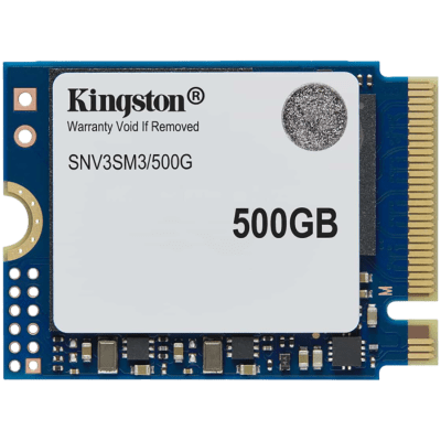 Kingston 500GB NV3 SSD M.2 2230 PCIe 4.0 NVMe, Read: 5,000/ Write: 3,000MB/s