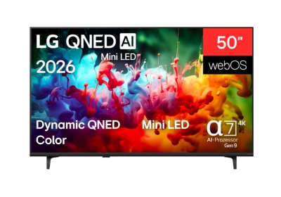 Телевизор LG 50QNED71B3B - 50" 4K QNED MiniLED Smart TV, 3840x2160, DVB-T2/C/S2, Alpha 7 AI Processor, HDR10 / HLG, webOS 26 ThinQ