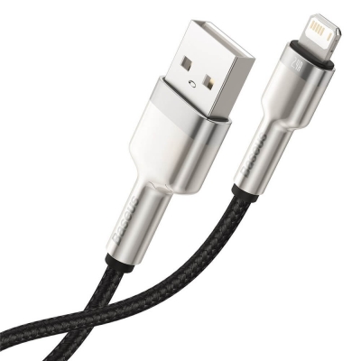 Кабел Baseus Cafule Metal Series USB-A към Lightning, 1м CALJK-A01