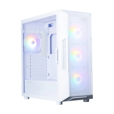 Кутия Zalman I3 NEO V2 White, ATX - RGB, Mesh, 4 fans included