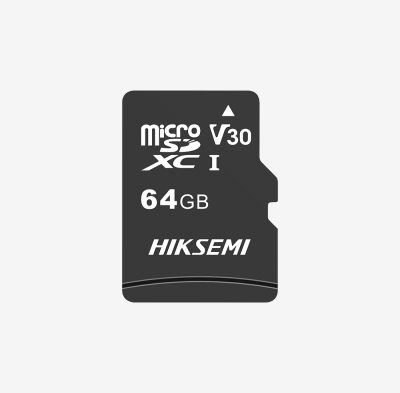 Памет Hiksemi microSDXC 64GB, Class 10 and UHS-I TLC, Up to 92MB/s read speed, 30MB/s write speed, V30