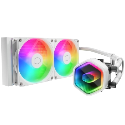 Охлаждане Cooler Master Master Liquid 240 Core II ARGB White Edition