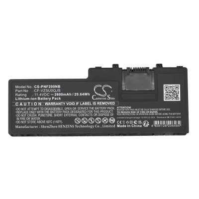 Батерия за лаптоп Panasonic CF-VZSU0QJS, Toughbook CF-20, Toughpad FZ-A2 LiIon 11,4V 2600mAh CAMERON SINO