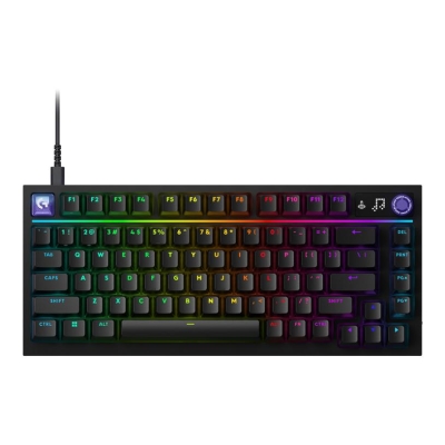 Геймърска механична клавиатура Logitech G316 X 75 - Hot-Swappable Tactile Switch - Черен, с кабел