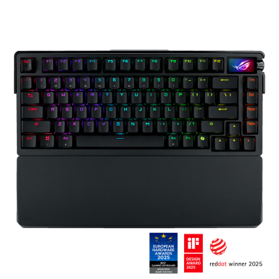 Геймърска Клавиатура ASUS ROG Azoth Extreme - ROG NX Mechanical Switch Snow, с кабел и безжична WiFi+BT