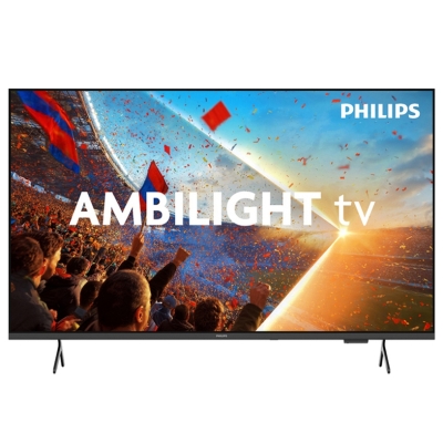 Телевизор Philips 50PUS8001/12 - 50" 4K UHD LED, 3840x2160p, 60Hz, DVB-T/T2/T2-HD/C/S/S2, 3 sided Ambilight, CL+2.0, Perfect Pixel UHD, HDR10, HLG, Titan OS