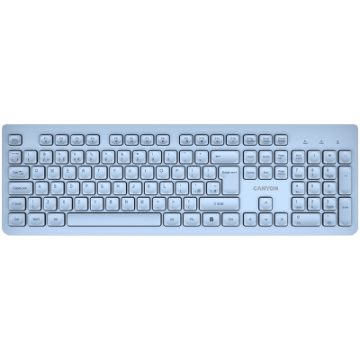 CANYON keyboard HKB-W01 UK/US AAA Wireless Blue