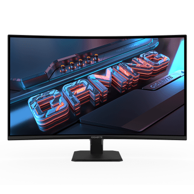 Геймърски Монитор Gigabyte GS32QCA - 32" VA 1500R, QHD (2560x1440), 180Hz, 1ms, HDR Ready