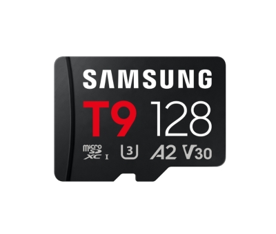 Памет Samsung 128GB micro SD Card T9 UHS-I Read 200MB/s - Write 130MB/s Class 10 U3 V30 A2