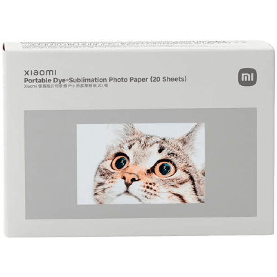 Xiaomi Portable Dye-Sublimation Photo Paper (20 Sheets)