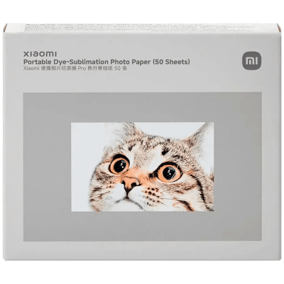 Xiaomi Portable Dye-Sublimation Photo Paper (50 Sheets)