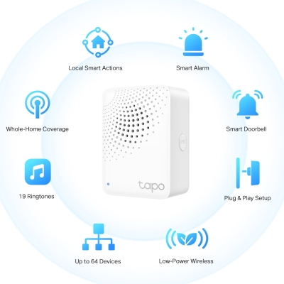 Контролер TP-Link Tapo H100 Smart IoT Hub с Chime