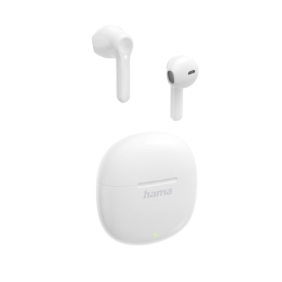 Блутут слушалки Hama "Action One", TWS, Earbuds, бял