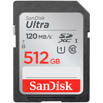 SanDisk Ultra 512GB SDXC Memory Card 150MB/s