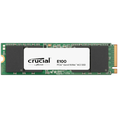 Crucial E100 480GB PCIe Gen4 2280 NVMe M.2 SSD