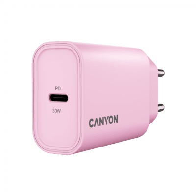 CANYON charger OnCharge 30CL Max Power 30W 1xPD EU Pink