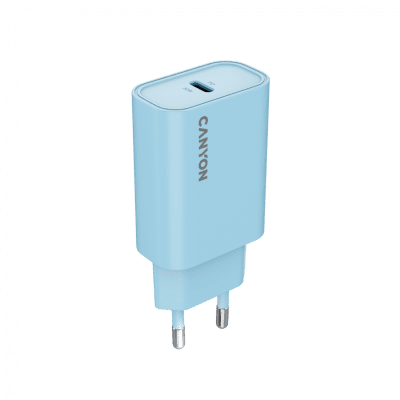 CANYON charger OnCharge 30CL Max Power 30W 1xPD EU Light Blue
