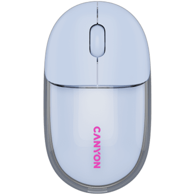 CANYON mouse OnClick 24 BT/ Wireless Transparent/Blue