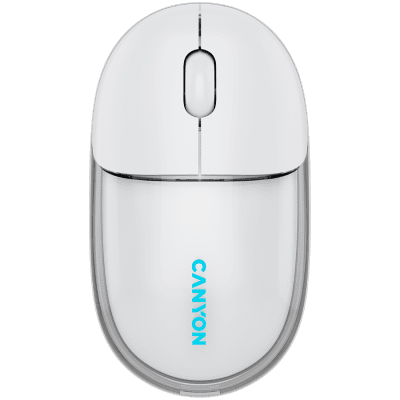CANYON mouse OnClick 24 BT/ Wireless Transparent/White