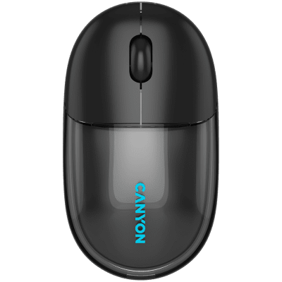 CANYON mouse OnClick 24 BT/ Wireless Transparent/Black