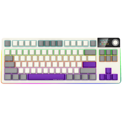 LORGAR KBP70TKLW, Wireless TKL Mechanical Gaming Keyboard Pro, Beige, EN layout