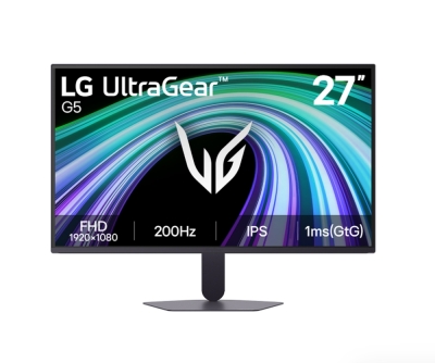 Монитор LG 27G523B-B - 27" Full HD 1920x1080, UltraGear G5, IPS, AG, 200Hz, 1ms GtG, HDR 10