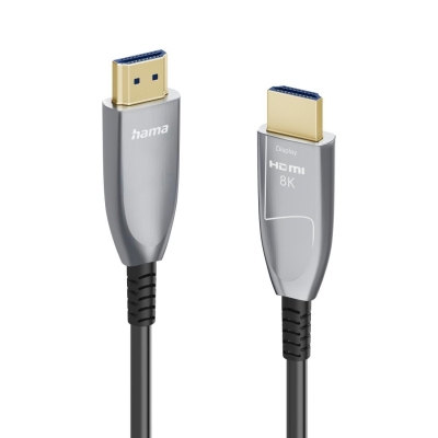 HAMA Оптичен HDMI кабел, ултра високоскоростен, AOC, сертифициран, 8K, алуминий, 10 м