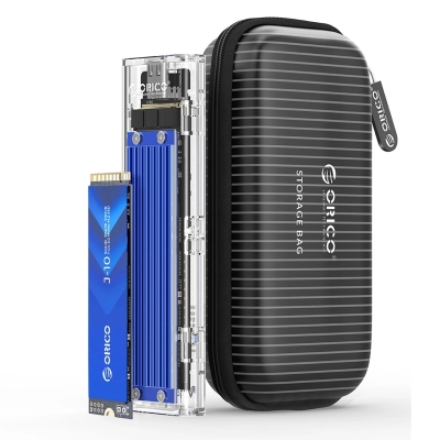 Кутия Orico TCM2-C3 за диск M.2 NVME към USB-C 10Gb/s - синя