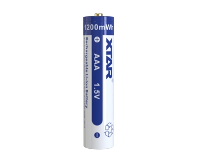 Акумулаторна батерия LiIon 10440 AAA R03  1,5V 750mAh 4 бр. в PVC кутия  XTAR