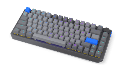 Механична клавиатура Endorfy Thock Wireless V2 75%, PBT, Endorfy Yellow switch, US Layout, с кабел и безжична WiFi+BT