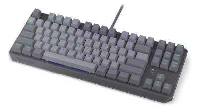 Механична клавиатура Endorfy Thock V2 TKL, PBT, Endorfy Red switch, US Layout, с кабел и безжична WiFi+BT