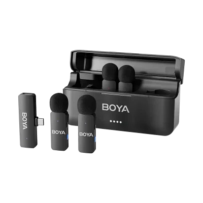 Безжична микрофонна система BOYA BY-V4U - USB-C