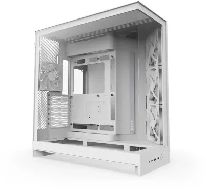 Кутия NZXT H9 Flow Dual-Chamber, ATX, White