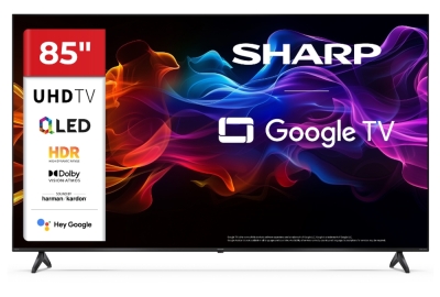 Телевизор Sharp 85HP5265E - 85" QLED Google TV, 4K Ultra HD  3840x2160 Frameless