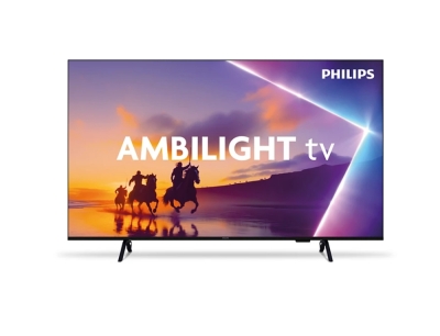 Телевизор Philips 65PUS8400/12 - 65" 4K UHD QLED, 3840x2160p, DVB-T/T2/T2-HD/C/S/S2, 60Hz, Ambilight 3, Pixel Precise UHD, HDR+, Titan OS