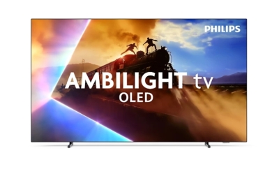 Телевизор Philips 55OLED770/12 - 55" UHD 4K OLED 120Hz Ultra-low lag, 3840x2160, DVB-T/T2/C/S/S2, Ambilight 3, HDR10+, Titan OS