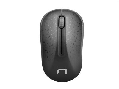 Мишка Natec Mouse Toucan Wireless 1600 DPI Optical Black-Grey, безжична WiFi