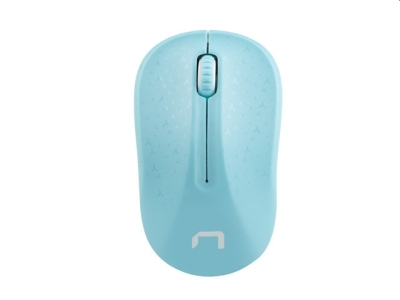Мишка Natec Mouse Toucan Wireless 1600 DPI Optical Blue-White, безжична WiFi