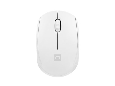 Мишка Natec Mouse Stork Wireless 1600DPI Optical, White, безжична WiFi
