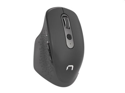 Мишка Natec Mouse Falcon Wireless 3200DPI Optical Black, безжична WiFi+BT