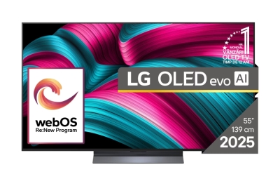 Телевизор LG OLED55C51LA - 55" UHD OLED evo, 4K (3840 x 2160), DVB-C/T2/S2, Full Cinema Screnn, Alpha 9 AI 4K Gen8, 120Hz Native (VRR 144Hz), ThinQ AI, HDR10