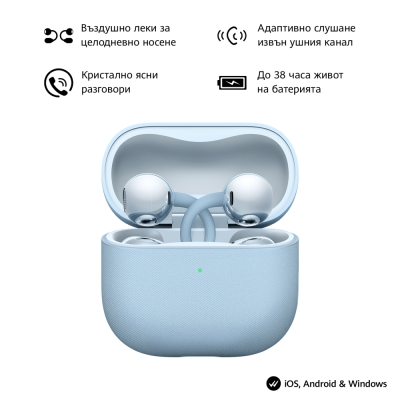 Слушалки Huawei FreeClip 2 Robin-T10 Blue