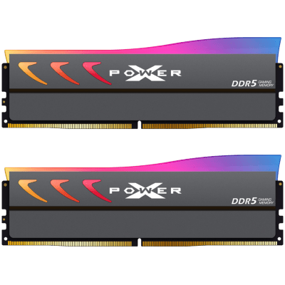Памет SILICON POWER 32GB (16Gx2) XPOWER Storm DDR5 RGB DDR5-6000, C36, 2Gx8 SR