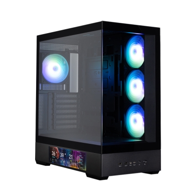 Кутия ZALMAN P40 DS BLACK, ATX, Mid Tower, 4 fans included
