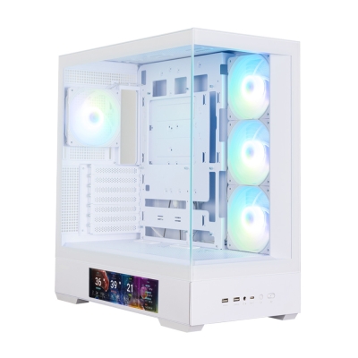 Кутия ZALMAN P40 DS WHITE, ATX, Mid Tower, 4 fans included