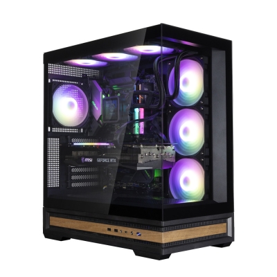 Кутия ZALMAN P40 NAMU BLACK, ATX, Mid Tower, 4 fans included