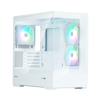 Кутия ZALMAN P30 WHITE V2, mATX, Mini Tower, 3 fans included